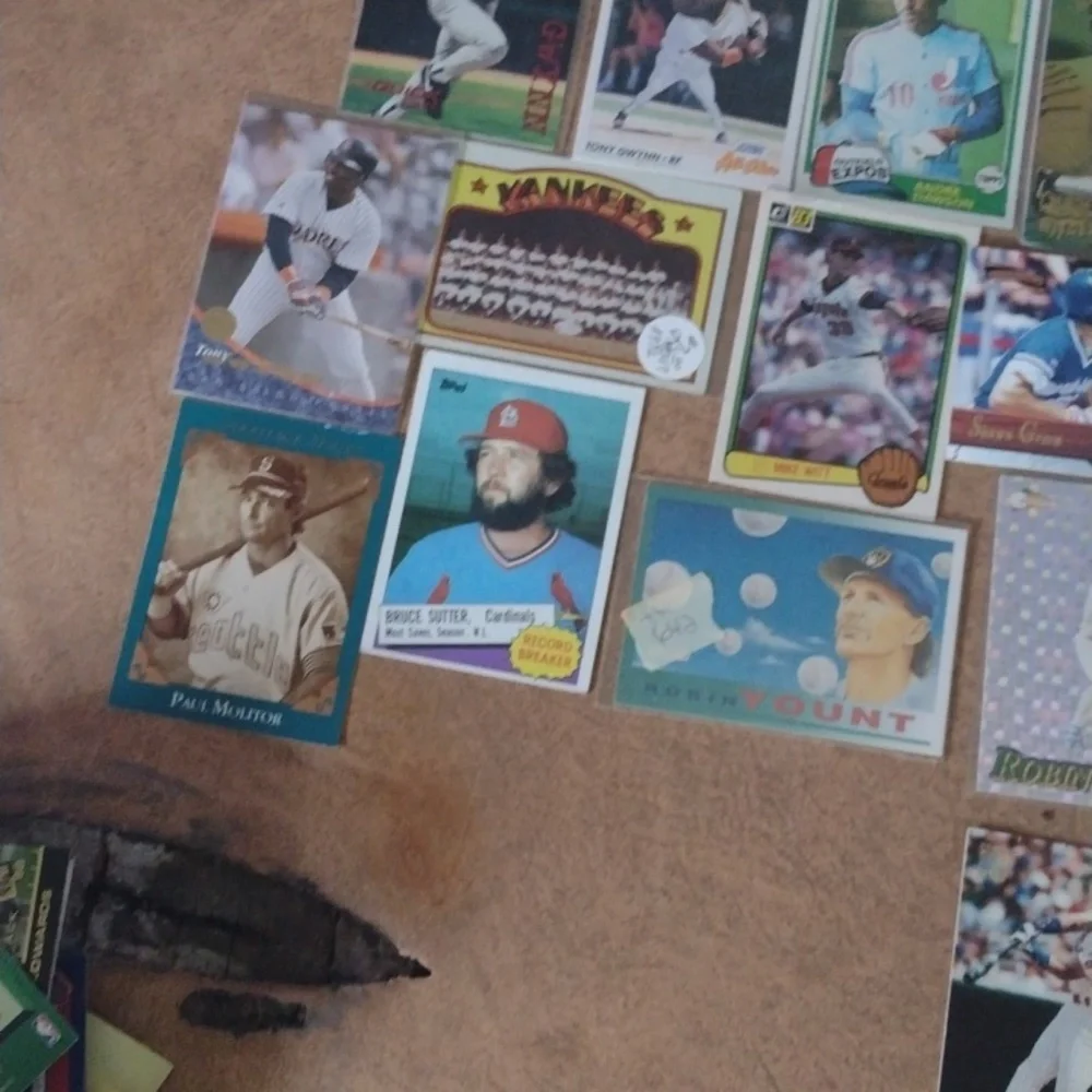 Assorted Vintage Baseball Trading Cards